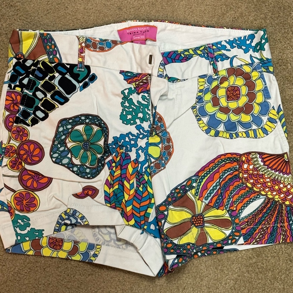 Trina Turk for BR Patterned Women's Shorts